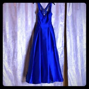 NAVY BLUE PROM DRESS